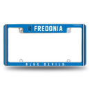 Suny Fredonia Blue Devils All Over Chrome License Plate Frame