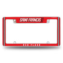 St. Francis Brooklyn Terriers All Over Chrome License Plate Frame