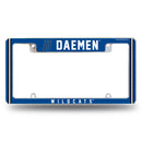 Daemen Wildcats All Over Chrome License Plate Frame