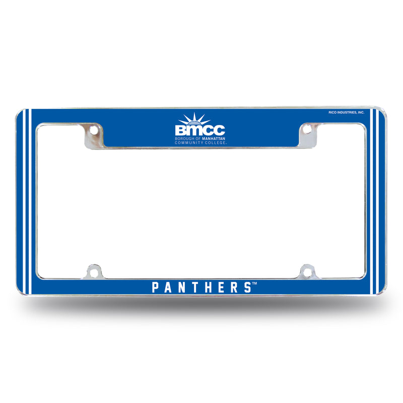 BmCC Panthers All Over Chrome License Plate Frame