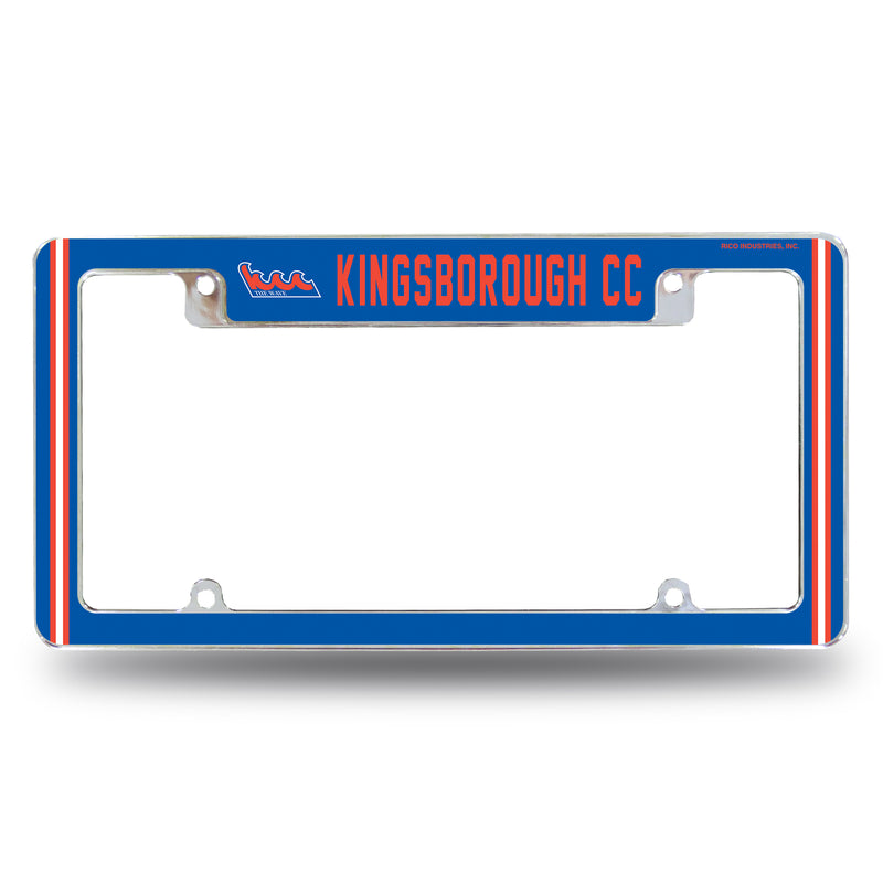 KCC Wave All Over Chrome License Plate Frame