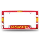 Kansas City Chiefs Peanuts Game Day All Over Chrome Frame