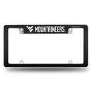 West Virginia University Carbon Fiber Design All Over Chrome Frame