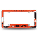 Browns Wave All Over Chrome Frame