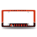 Browns Two-Tone All Over Chrome Frame