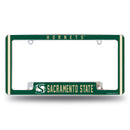 Sacramento State Hornets All Over Chrome License Plate Frame