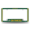 San Francisco Dons All Over Chrome License Plate Frame