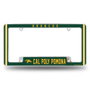 Cal Poly Pomona Broncos All Over Chrome License Plate Frame