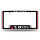 Cal State Northridge Matadors All Over Chrome License Plate Frame