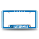 Cal State San Marcos Cougars All Over Chrome License Plate Frame