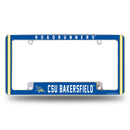 Cal State Bakersfield Roadrunners All Over Chrome License Plate Frame