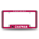 Chapman Panthers All Over Chrome License Plate Frame