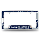 Seahawks Wave All Over Chrome Frame