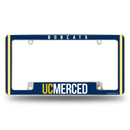 UC Merced Golden Bobcats All Over Chrome License Plate Frame