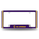 California Lutheran Kingsmen All Over Chrome License Plate Frame