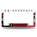 Cincinnati University All Over Chrome Frame (Bottom Oriented)