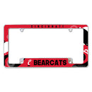 Cincinnati University Wave All Over Chrome Frame