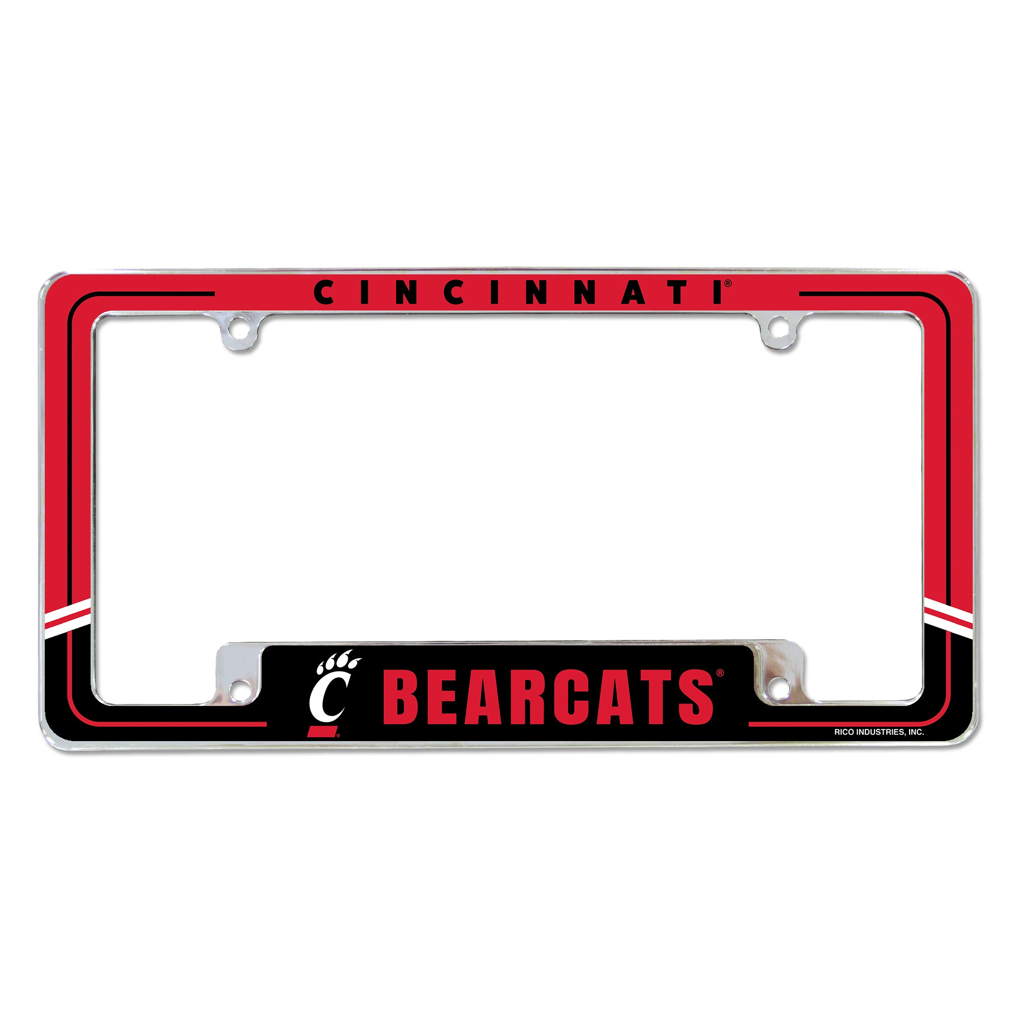 Cincinnati University Two-Tone All Over Chrome Frame