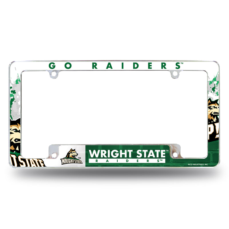 Wright State All Over Chrome Frame