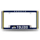 Toledo Rockets All Over Chrome License Plate Frame