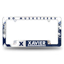 Xavier University All Over Chrome Frame