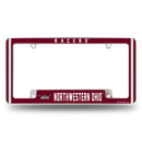 Northwestern Ohio Racers All Over Chrome License Plate Frame