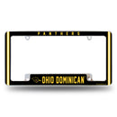 Ohio Dominican Panthers All Over Chrome License Plate Frame