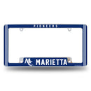 Marietta Pioneers All Over Chrome License Plate Frame
