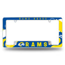 Rams Wave All Over Chrome Frame