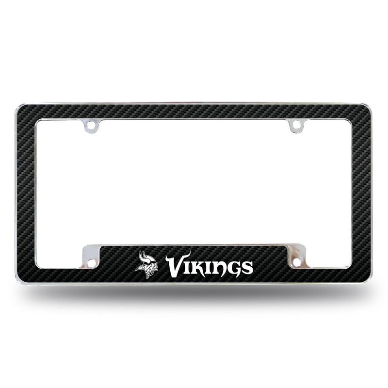 Vikings Carbon Fiber Design All Over Chrome Frame