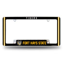 Fort Hays State Alternate Design All Over Chrome Frame - Bottom Oriented