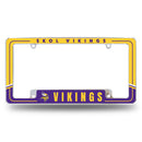 Vikings Two-Tone All Over Chrome Frame