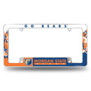 Morgan State University All Over Chrome Frame