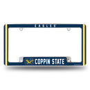 Coppin State Eagles All Over Chrome License Plate Frame