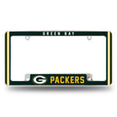 Packers Alternate Design All Over Chrome Frame - Bottom Oriented