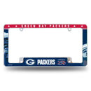 Green Bay Packers America 250 All Over Chrome License Plate Frame