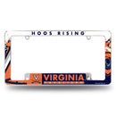 Virginia University All Over Chrome Frame (Bottom Oriented)
