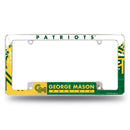 George Mason Patriots Splatter Design All Over Chrome Frame