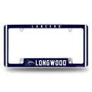 Longwood Lancers All Over Chrome License Plate Frame