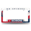 Richmond Spiders All Over Chrome License Plate Frame