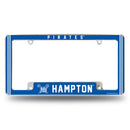 Hampton Pirates All Over Chrome License Plate Frame
