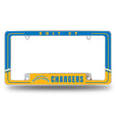 Chargers Two-Tone All Over Chrome Frame