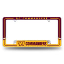 Commanders Two-Tone All Over Chrome Frame
