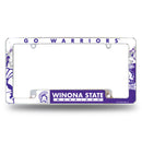 Winona State All Over Chrome Frame