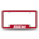 Minnesota State–Moorhead Dragons All Over Chrome License Plate Frame