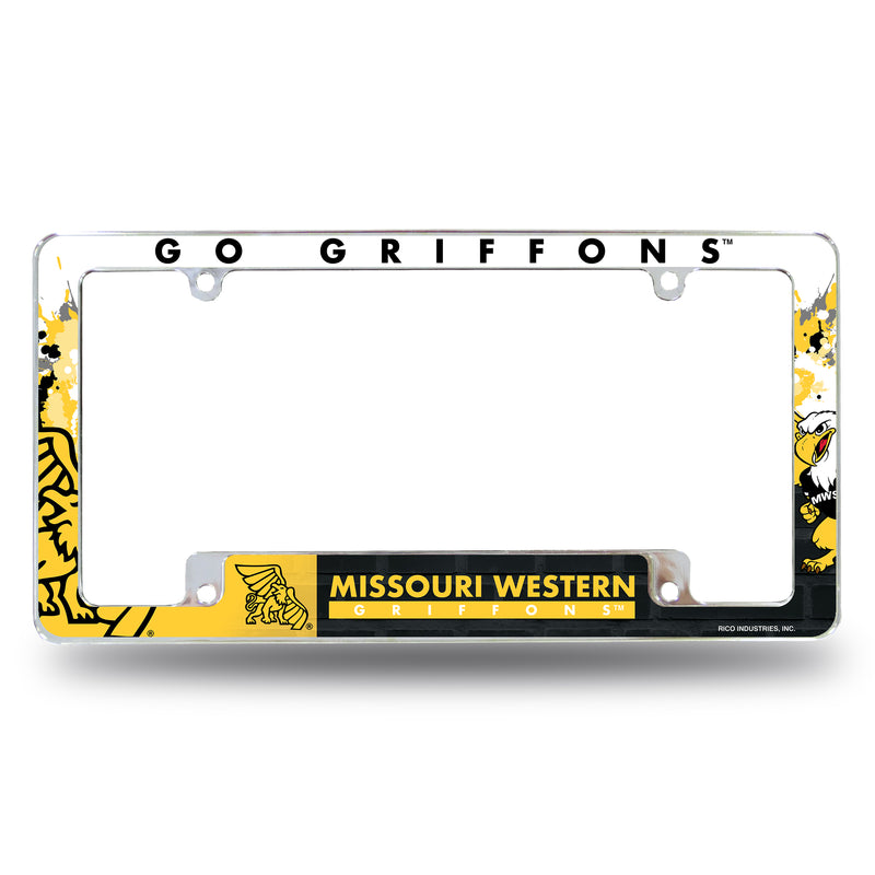 Missouri Western State All Over Chrome Frame
