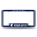 Missouri Baptist Spartans All Over Chrome License Plate Frame