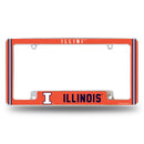 Illinois University Alternate Design All Over Chrome Frame - Bottom Oriented