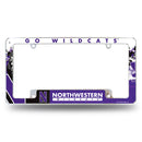 Northwestern All Over Chrome Frame