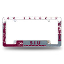 Southern Illinois All Over Chrome Frame (Bottom Oriented)